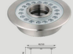 SS pool Inlet with integrated LED lighting